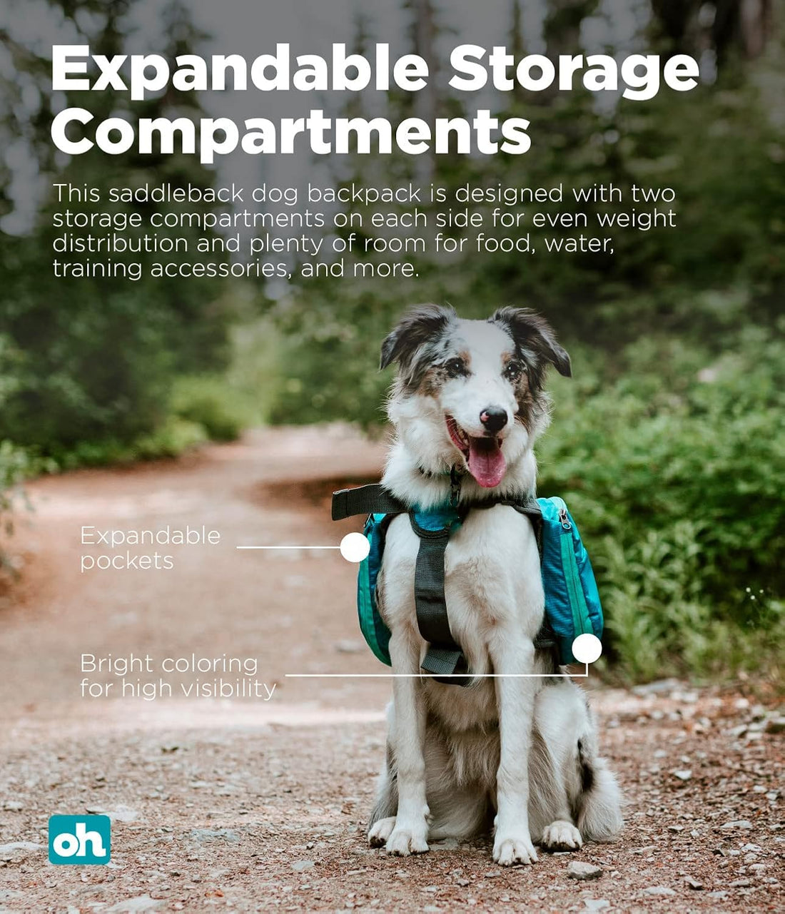 Kyjen Outward Hound The Quick Release Dog BackPack (Assorted, Medium)