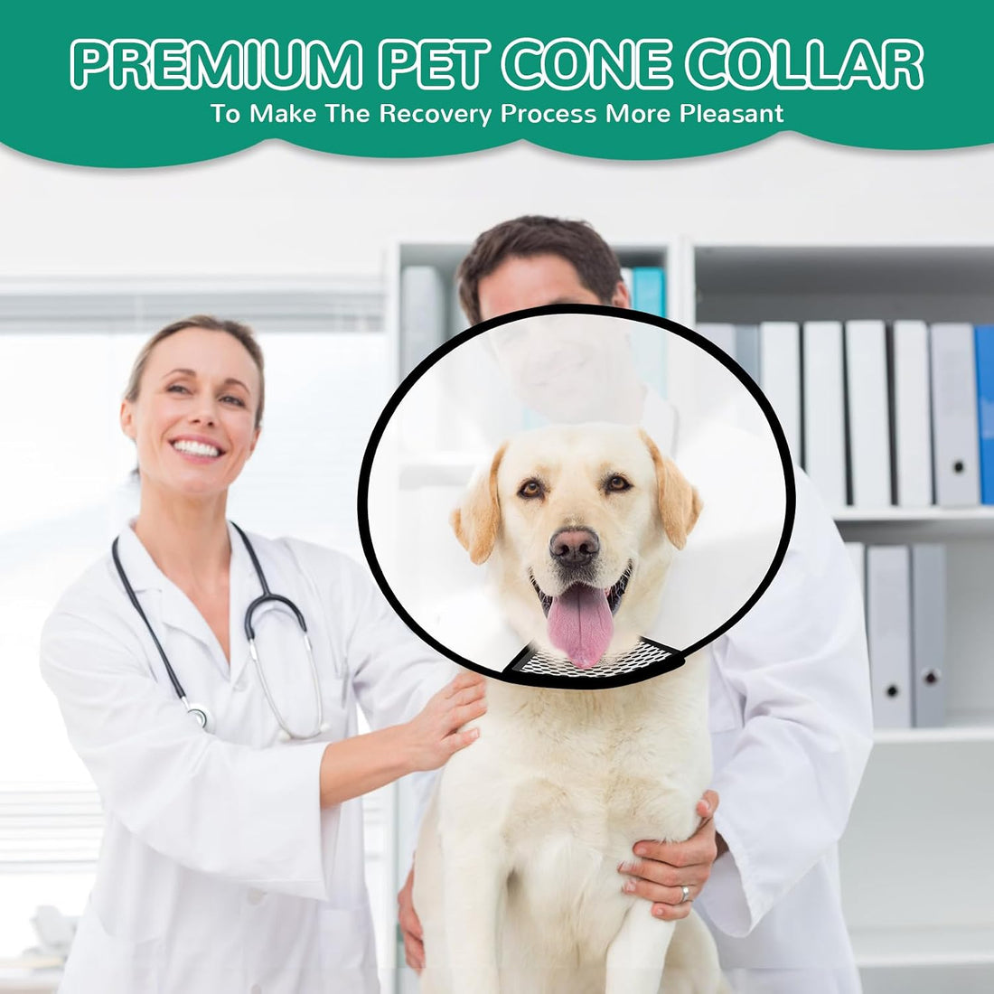 GLADOG Soft Dog Cone Collar – 3 Similar Sizes per Set for Better Fit