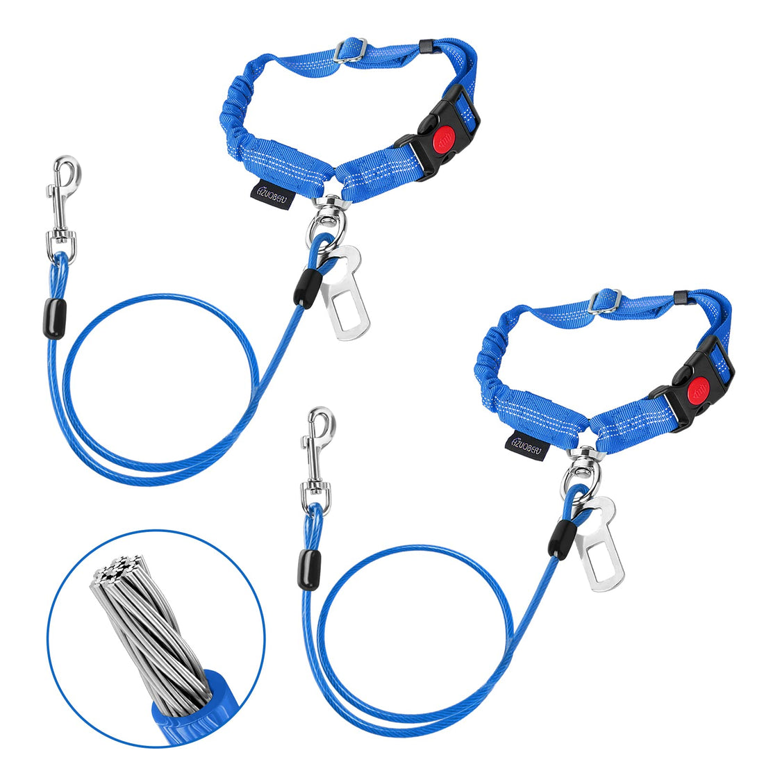 CHZUOBER Chew Proof Dog Car Seat Belt
