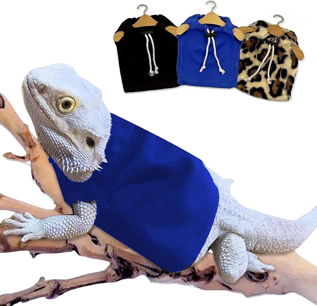 Lizard Clothes Bearded Dragon Hoodie Sweater Jacket Small Pet Costume