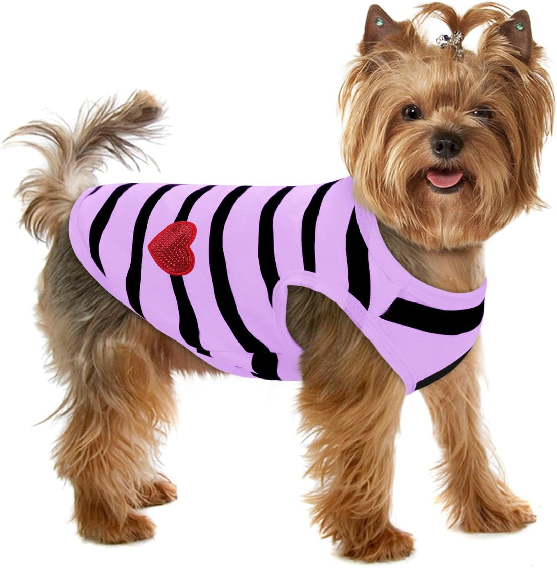 Dog Shirts for Medium Dogs, Striped T-Shirt Dog Tank Top
