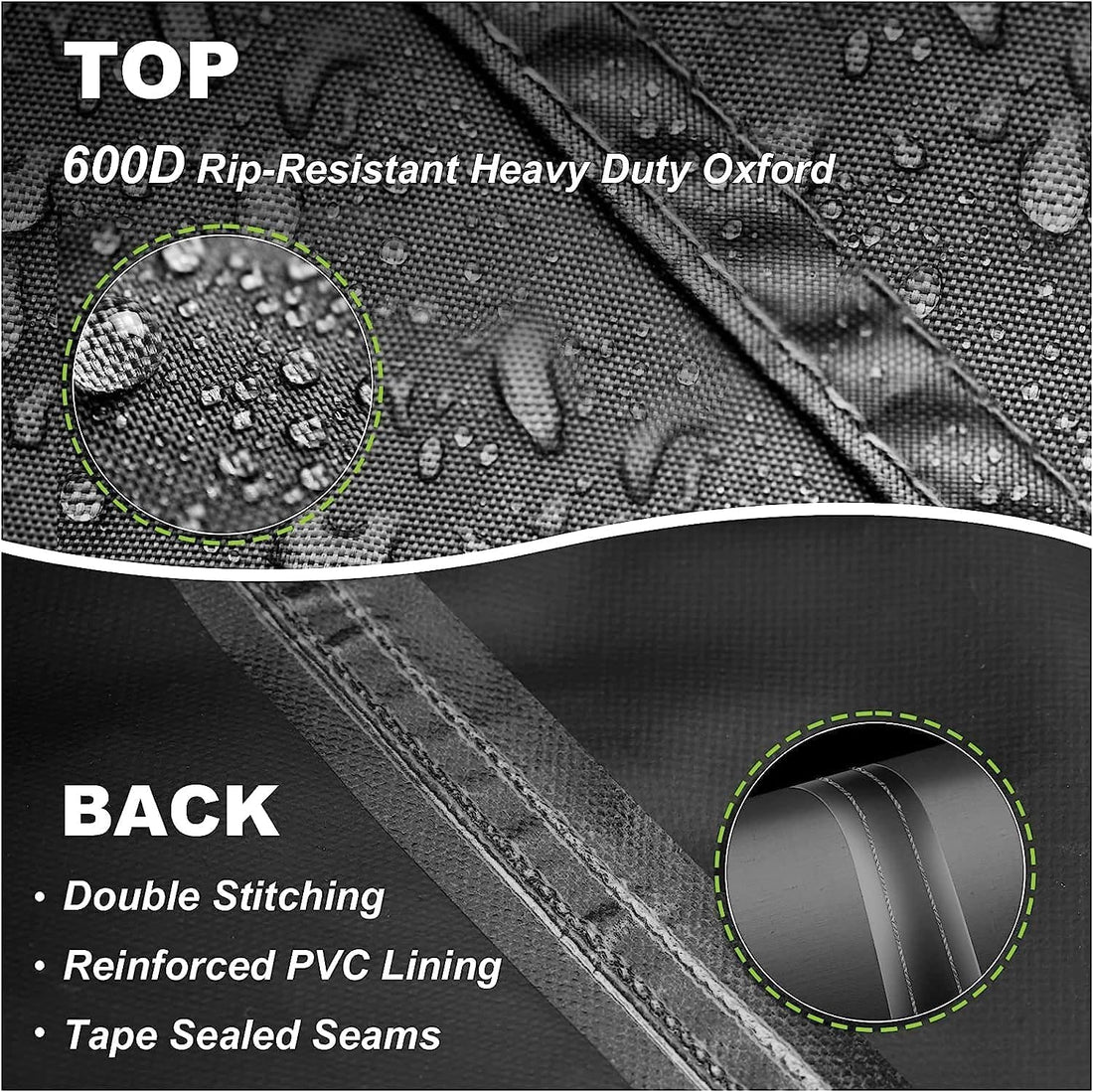 Outdoor Dog Kennel Cover 8'Dx4'W UV Resistant Waterproof Full