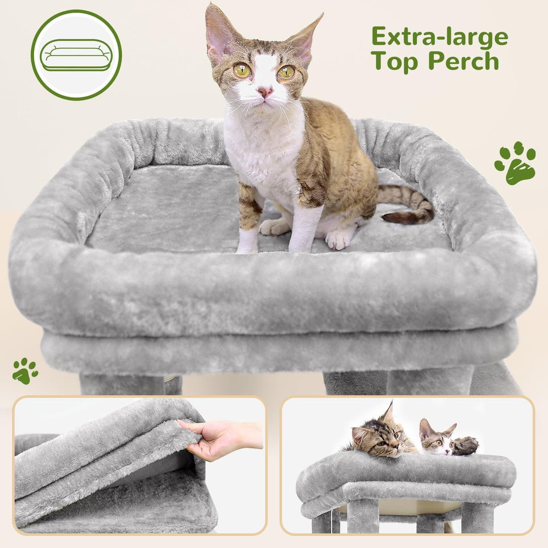 Globlazer Heavy Duty Cat Trees for Big Cats Maine Coon, F61