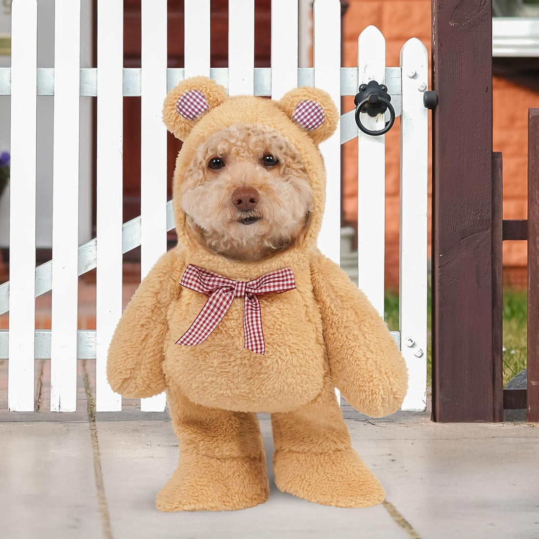 Rubies Walking Teddy Bear Pet Costume for Dogs or Cats