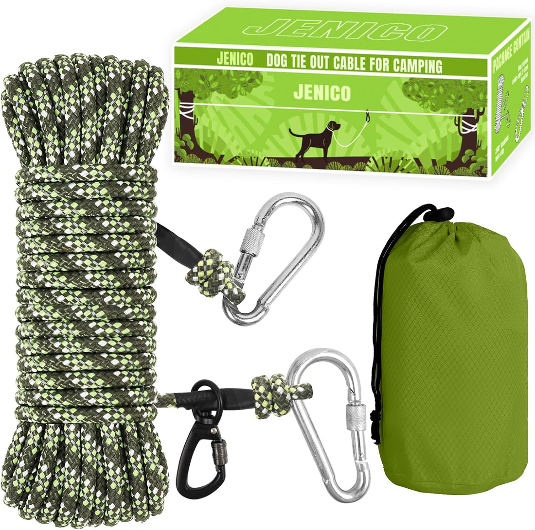 Dog Tie Out Cable for Camping