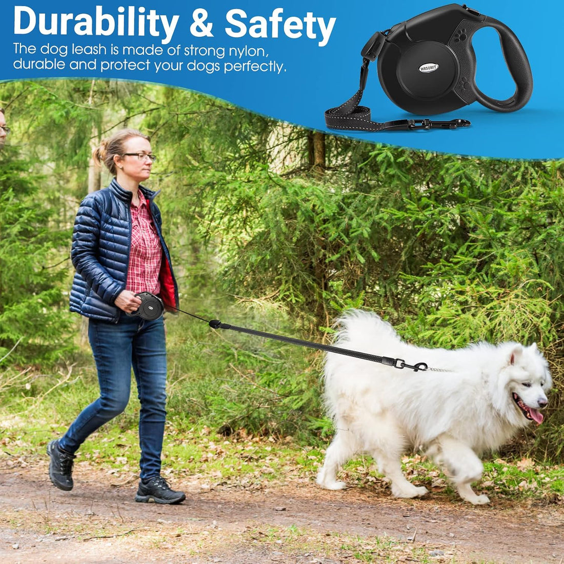 WRSOMIT Retractable Dog Leash