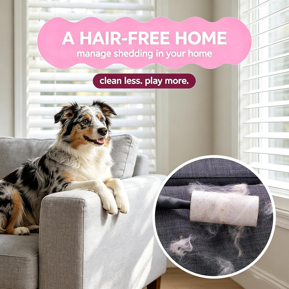 Deshedding Dog Brush for Shedding & Cat Undercoat Rake Pet Grooming