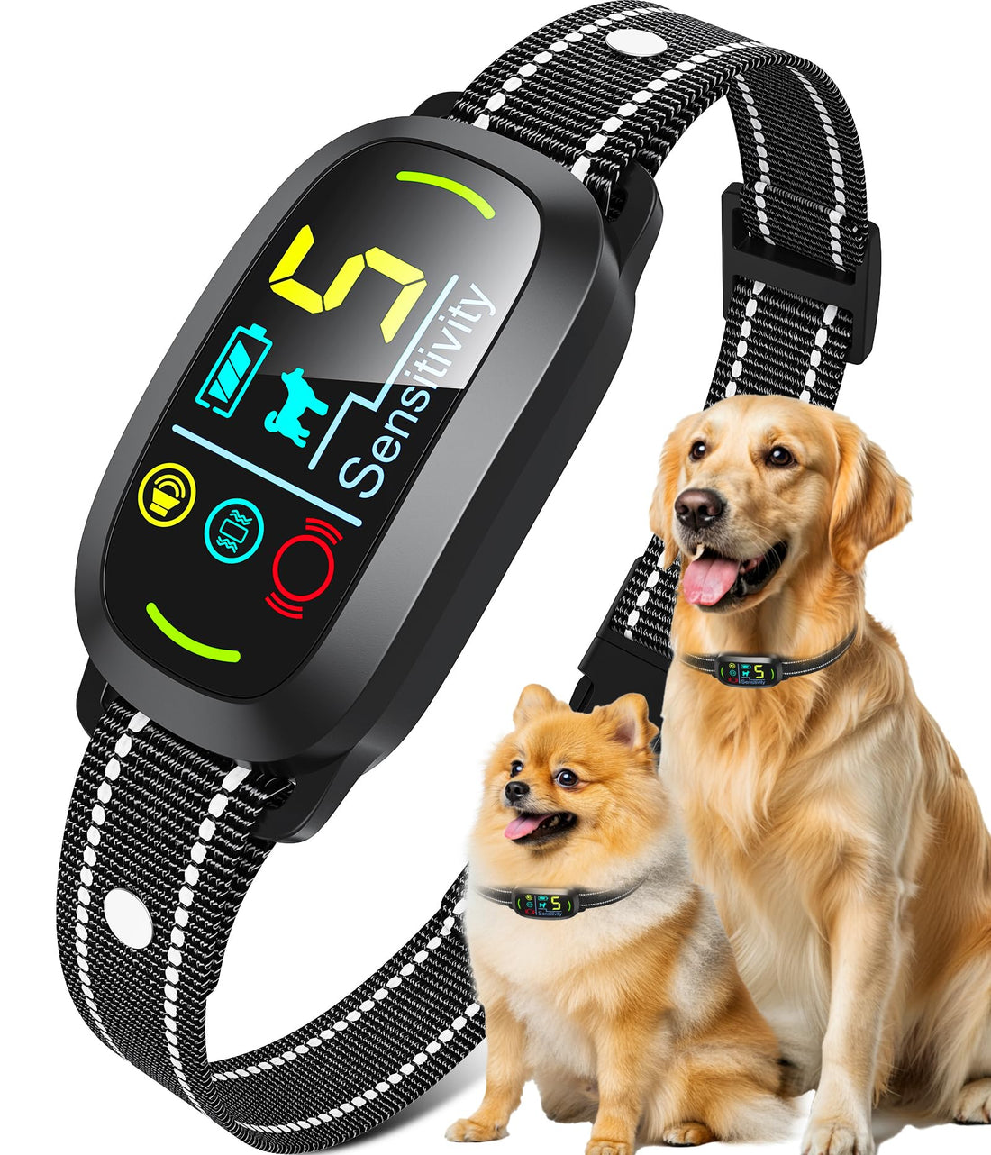 Oliry Smart AI Bark Collar for Large Medium Small Dogs