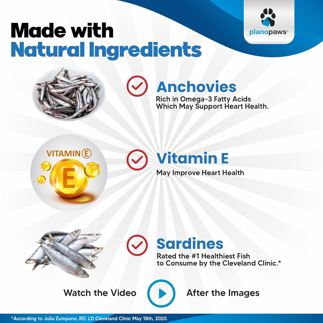 Omega 3 Fish Oil for Dogs Capsules - Salmon Oil for Dogs