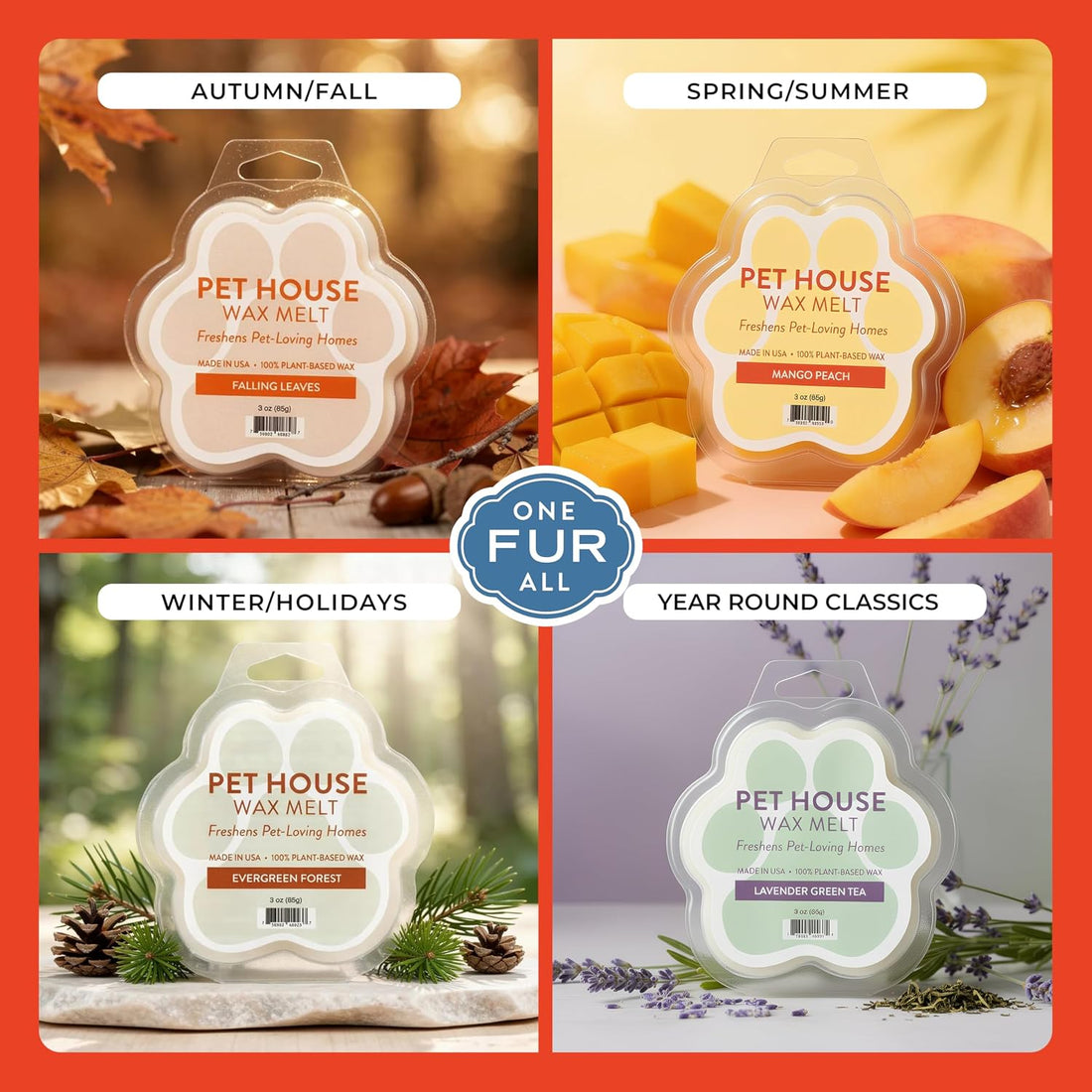 Watermelon Mojito Spring and Summer Wax Melts Plant-Based Wax