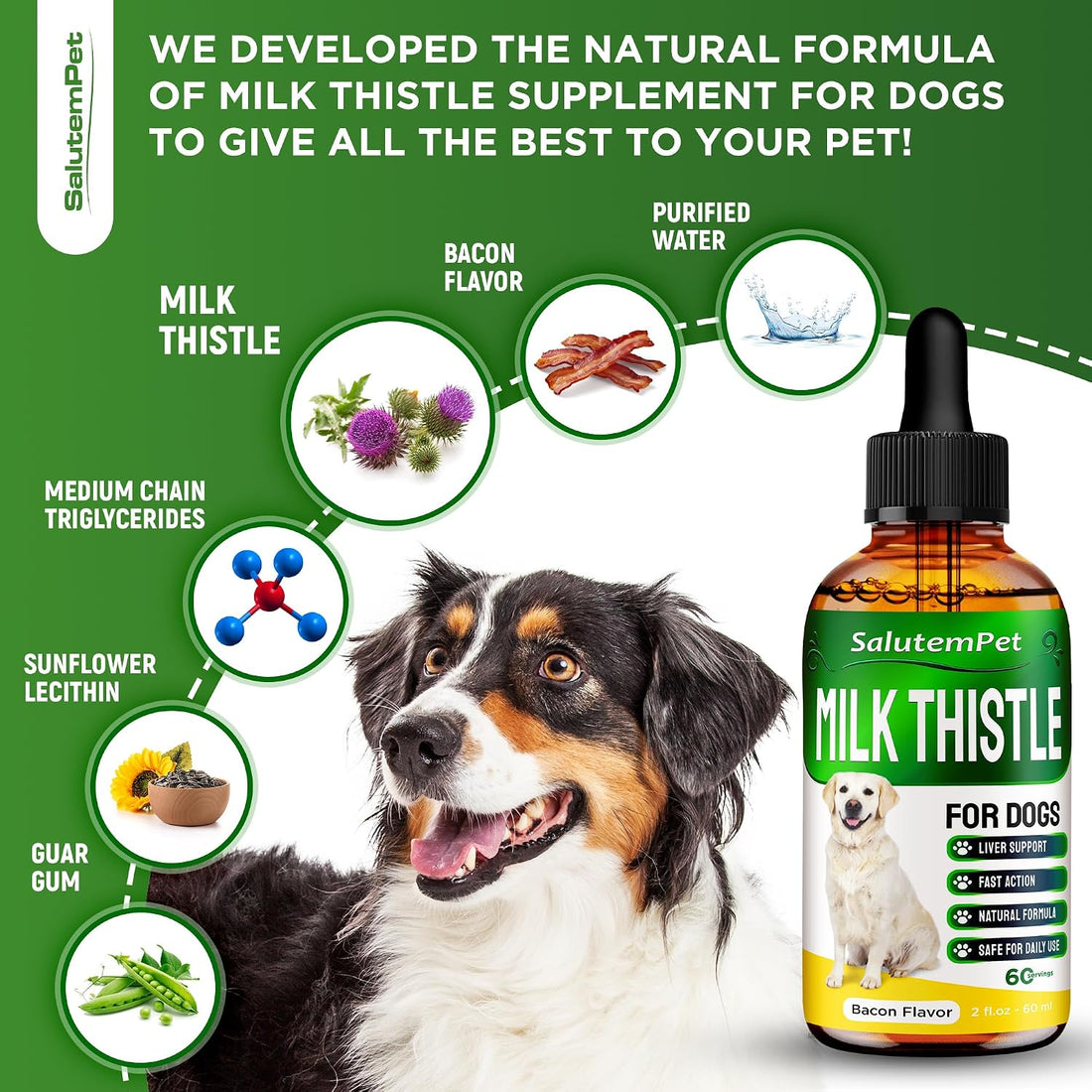 Milk Thistle for Dogs | Dog Liver Supplement for All Ages and Breeds