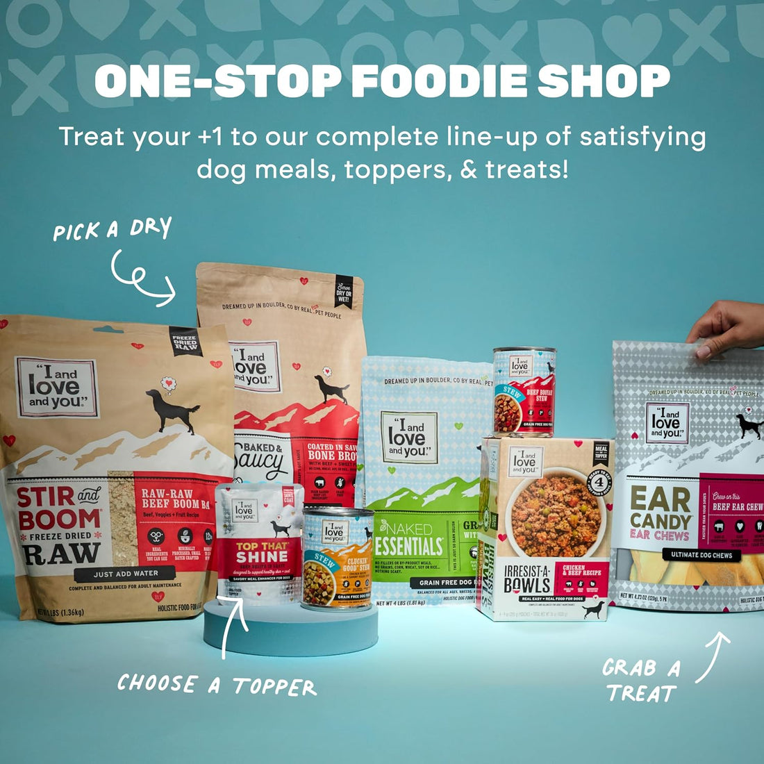 I and Love and You Baked & Saucy Dry Dog Food, Beef & Sweet Potato