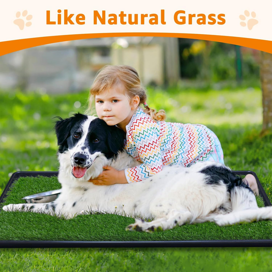 LOOBANI 33.2in x 21in Replacement Artificial Grass for Dogs Potty