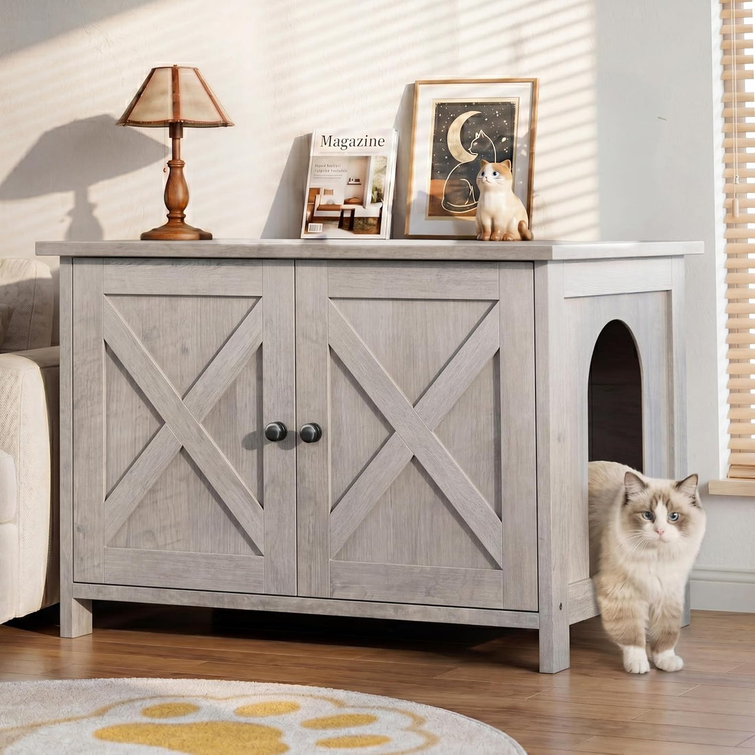 Shintenchi Cat Litter Box Enclosure