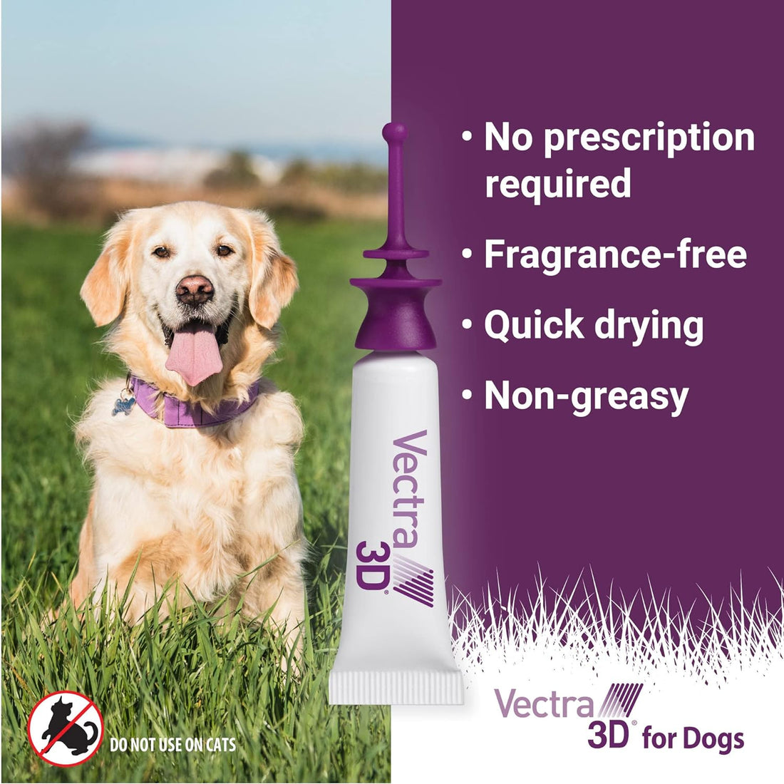 Vectra 3D Flea and Tick Prevention for Extra Small Dogs 5-10 lbs