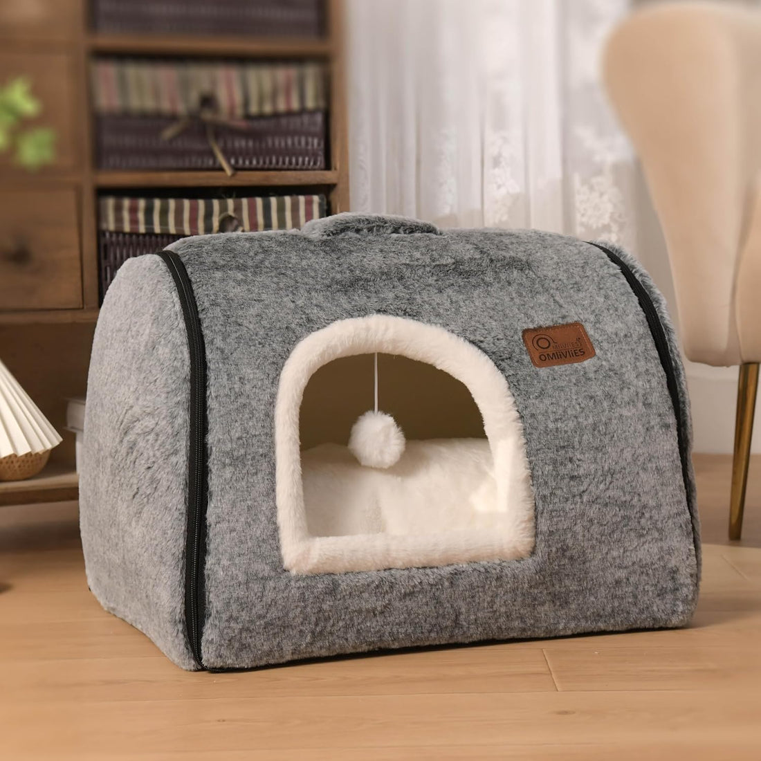 cat Bed cave-cat beds for Indoor Cats,Soft and Comfortable Cute cat