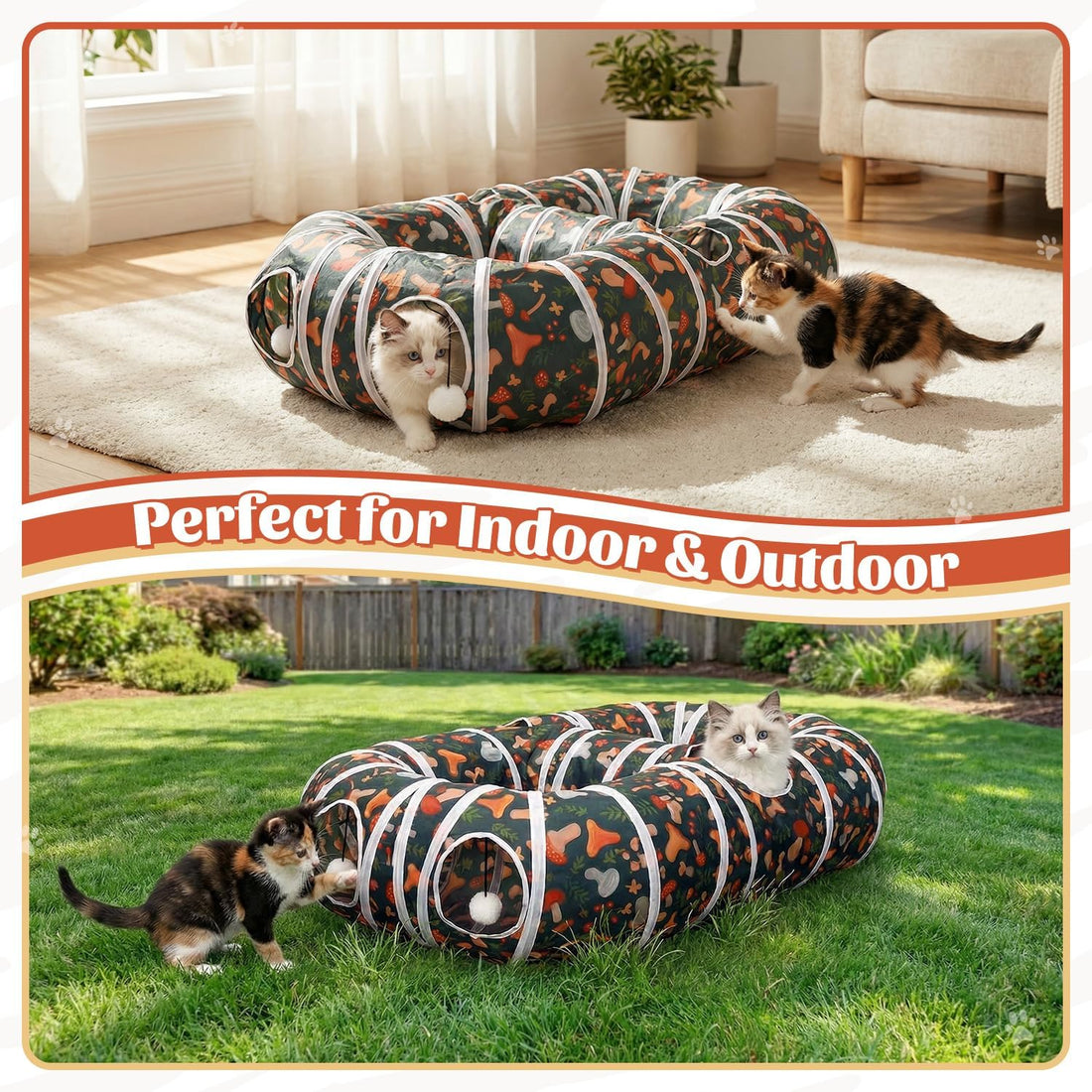 Cat Tunnel for Indoor Entertainment