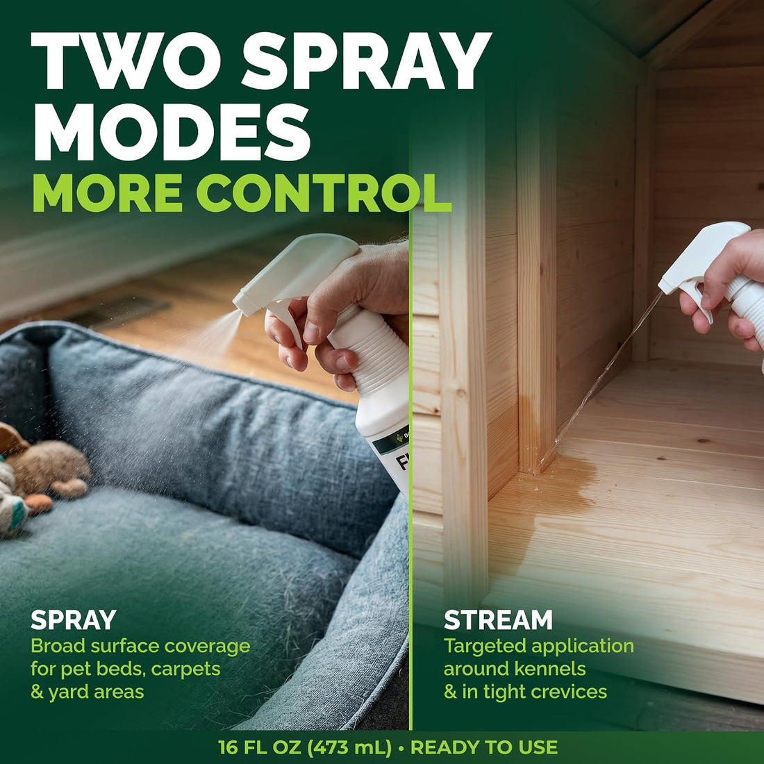 Flea and Tick Killer Spray,16 oz, Pet Friendly, Botanical Formula