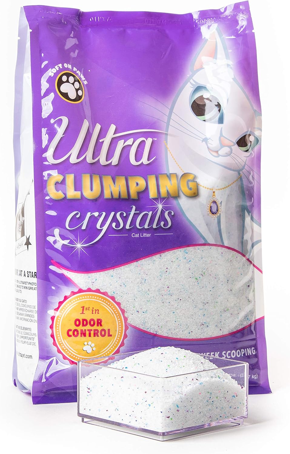 Ultra by Cat's Pride Clumping Micro Crystals Litter, Fragrance Free