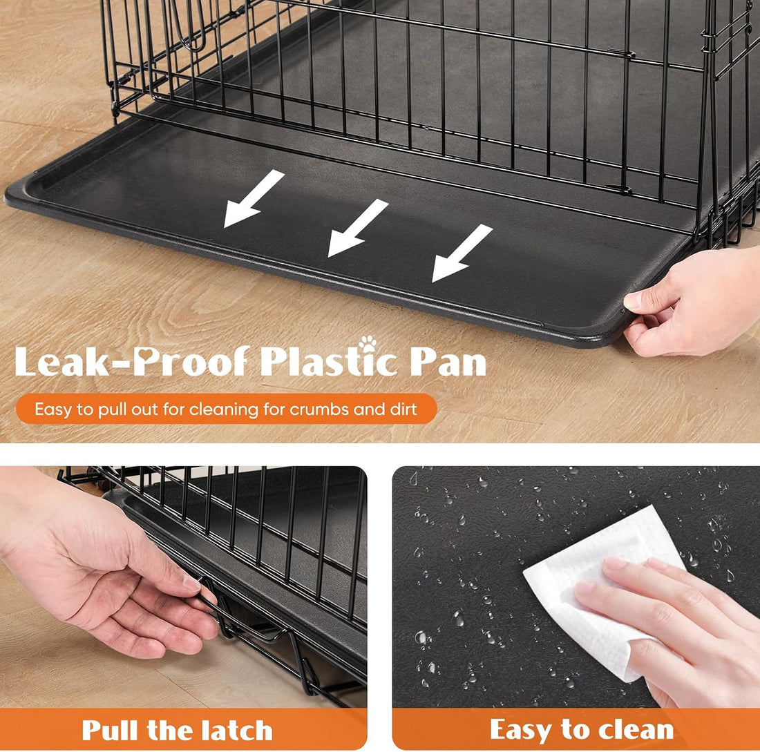 Sweetcrispy 36 Inch Dog Crate, Medium Dog Cage