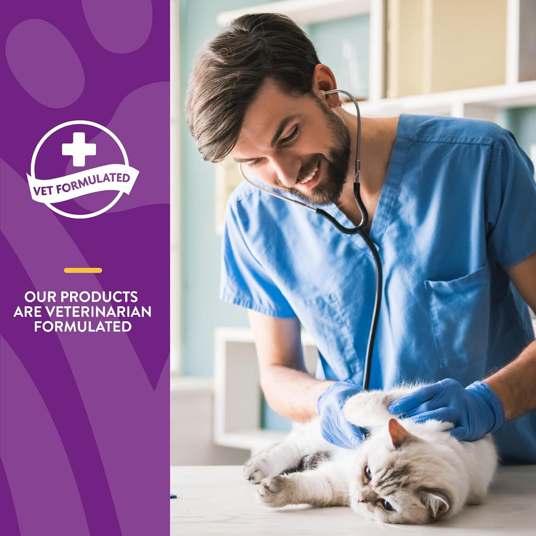 NaturVet VitaPet Senior Daily Vitamins Supplement for Cats - 60 Ct