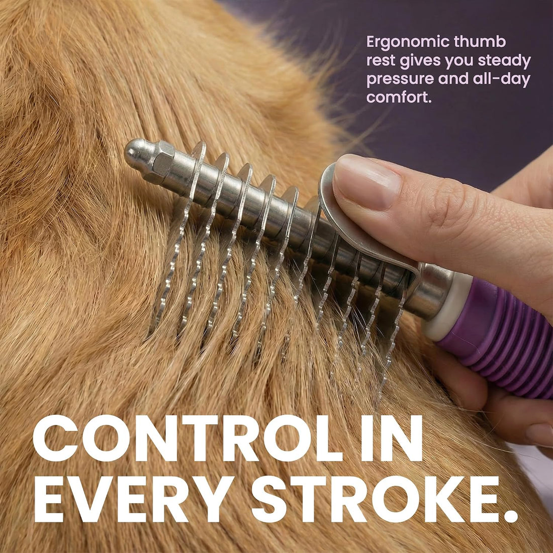 Poodle Pet Dematting & Detangling Comb