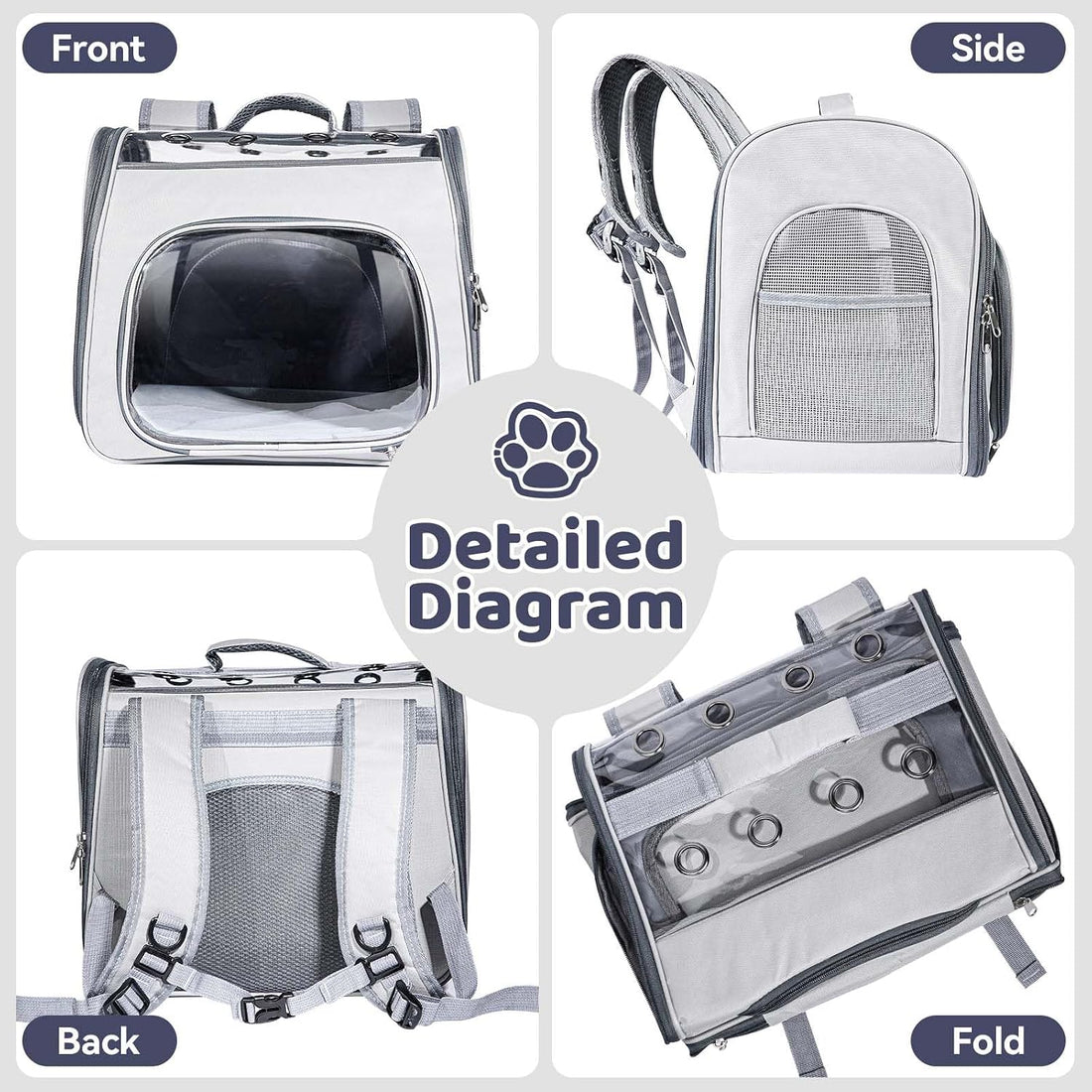 Airline Approved Cat Soft-Sided Carrier Backpack