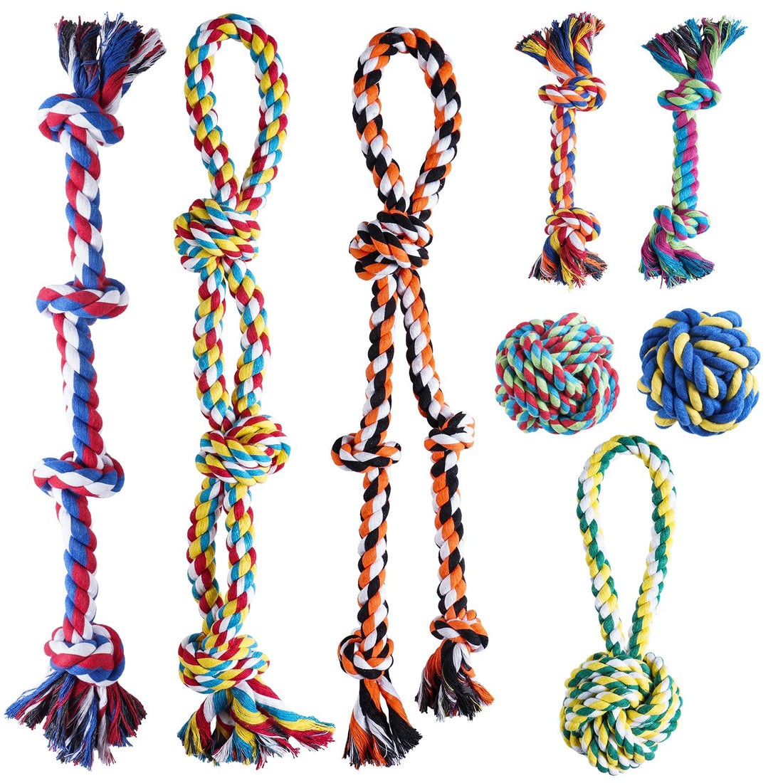 Aitmexcn Dog Rope Toys for Large and Medium Aggressive Chewers