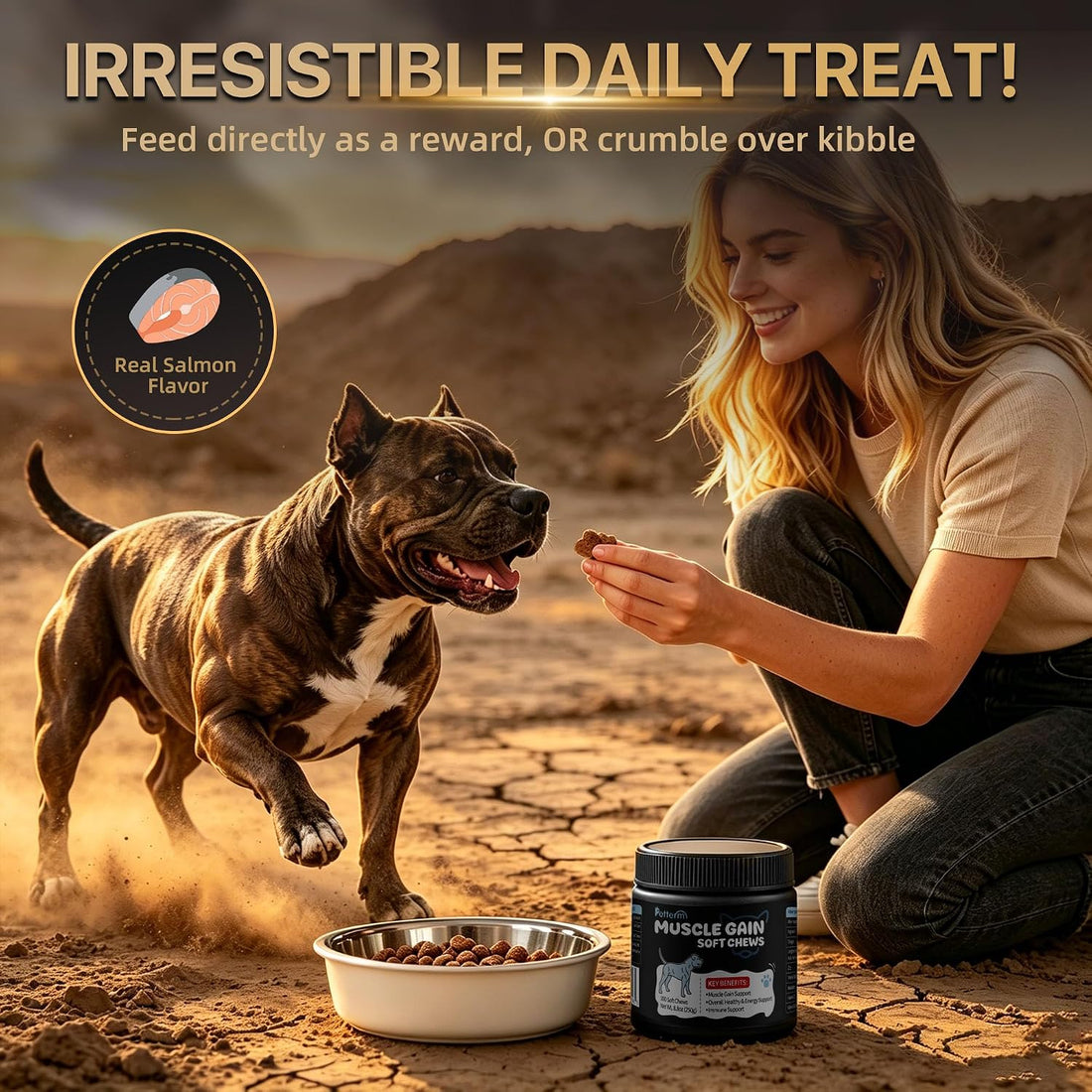 Dog Weight Gainer & Muscle Builder