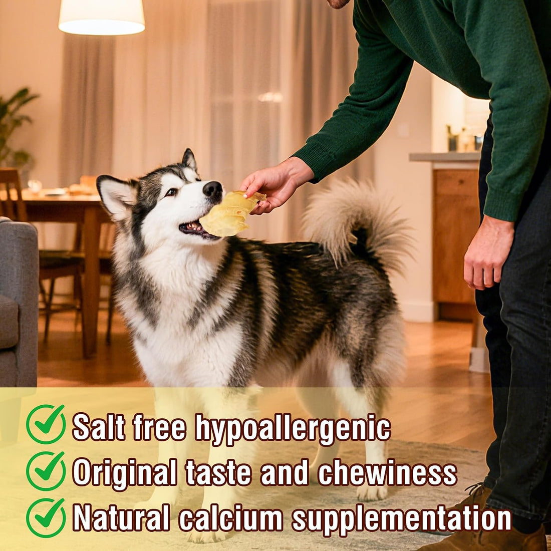 100% Natural Real Cow Ears for Dogs - Single Ingredient Dental Chew