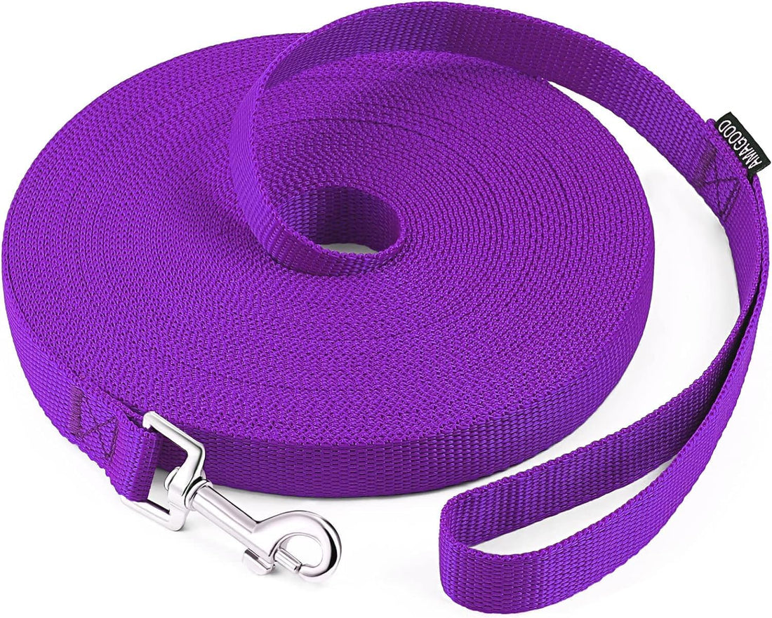Long Dog Leashes for Training 15/20/30/50/100FT Lead for Medium Small