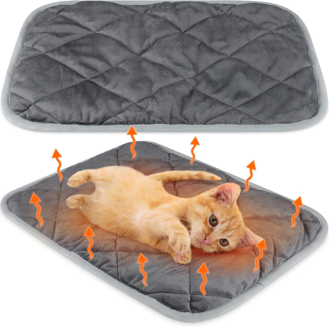 2 Pack Self Warming Cat Bed Thermal Pet Mat