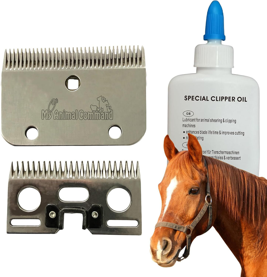 My Animal Command Replacement Blades for MAC400 Horse Clipper Model