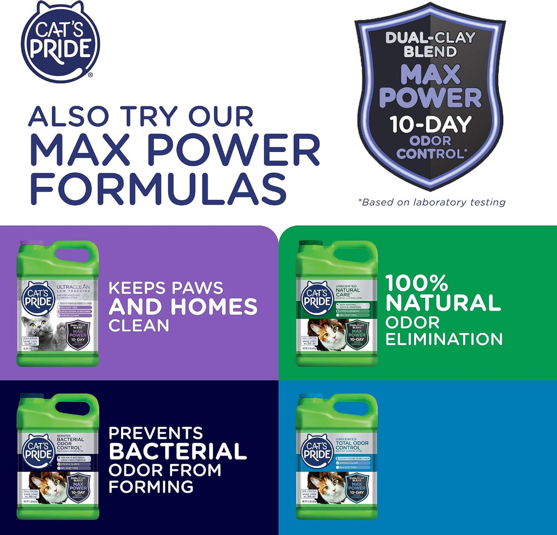 Cat's Pride Lightweight Clumping Litter: Flushable