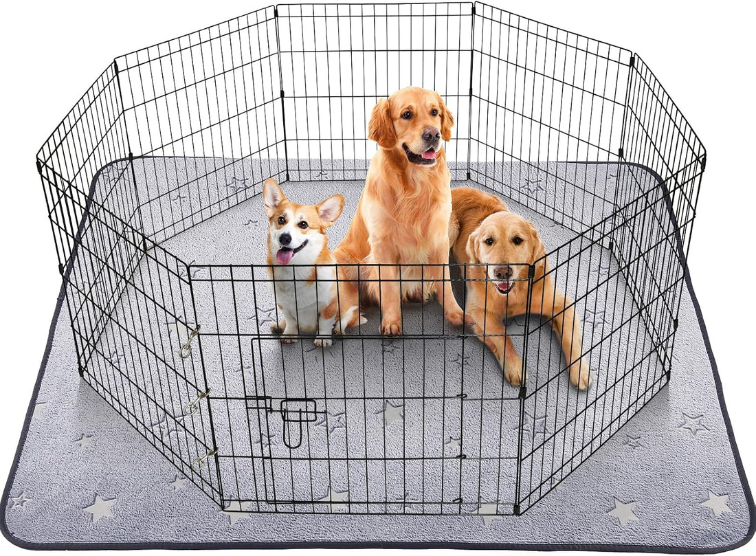 LOOBANI 31 x 36 Washable Pee Pads for Dogs 2 Packs for Playpen
