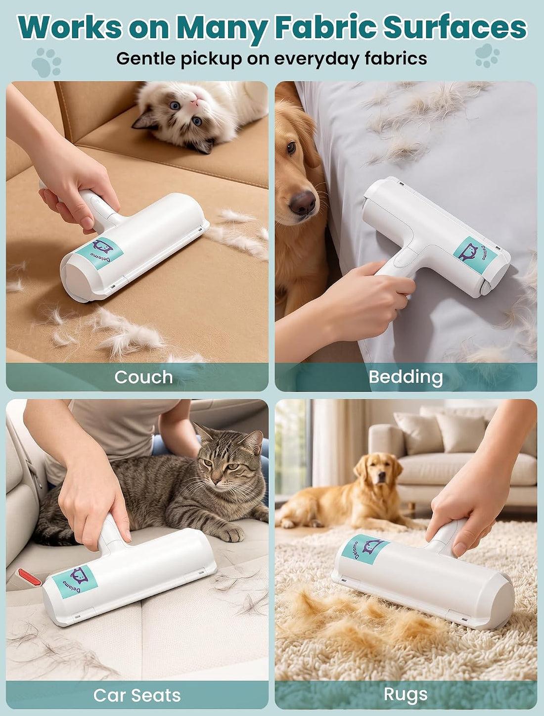 DELOMO Pet Hair Remover Roller