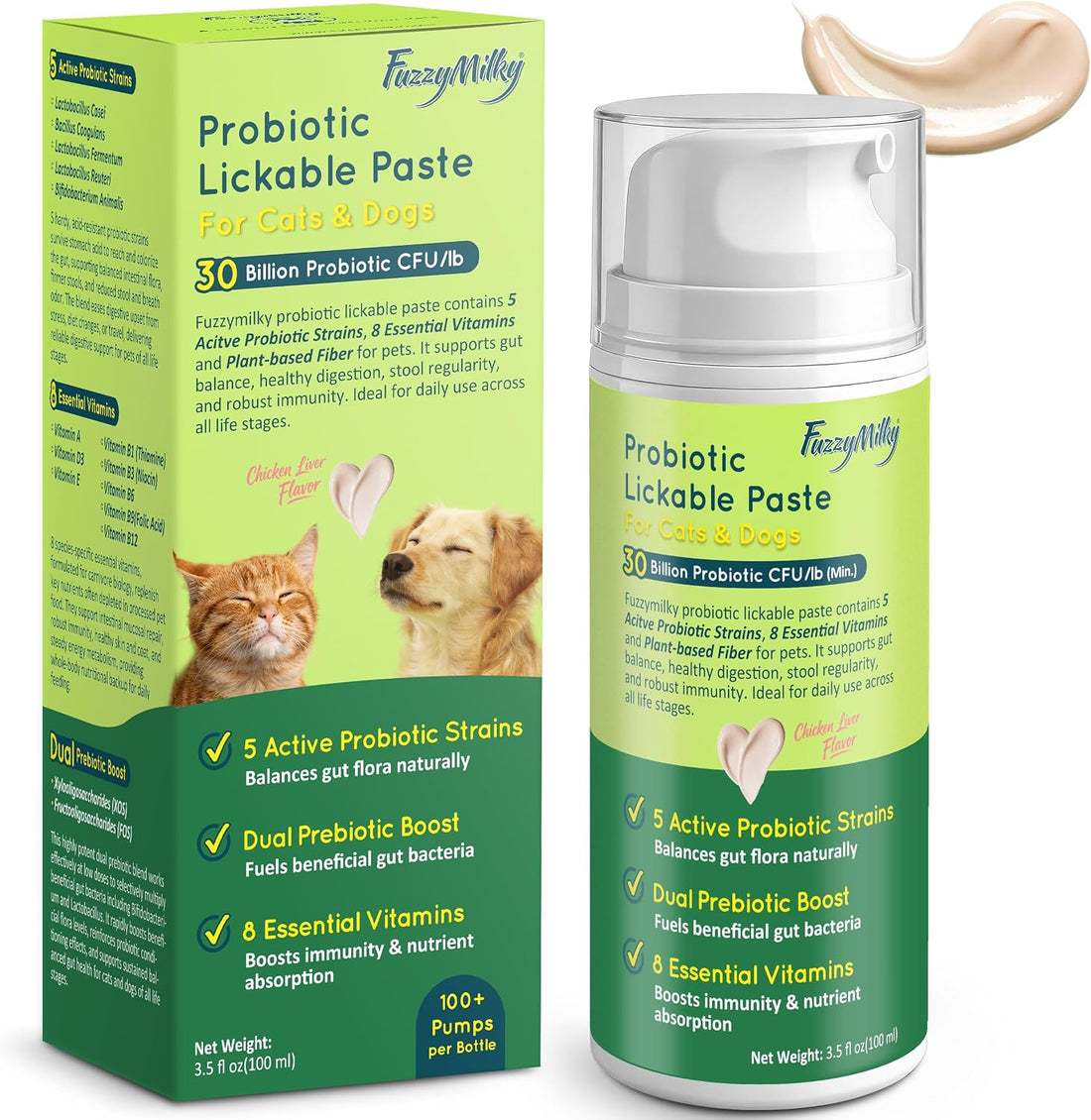 Lickable Cat Probiotic Treats
