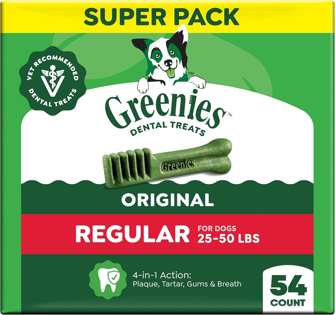 Greenies Veterinarian-Recommended Adult Natural Dental Dog Treats