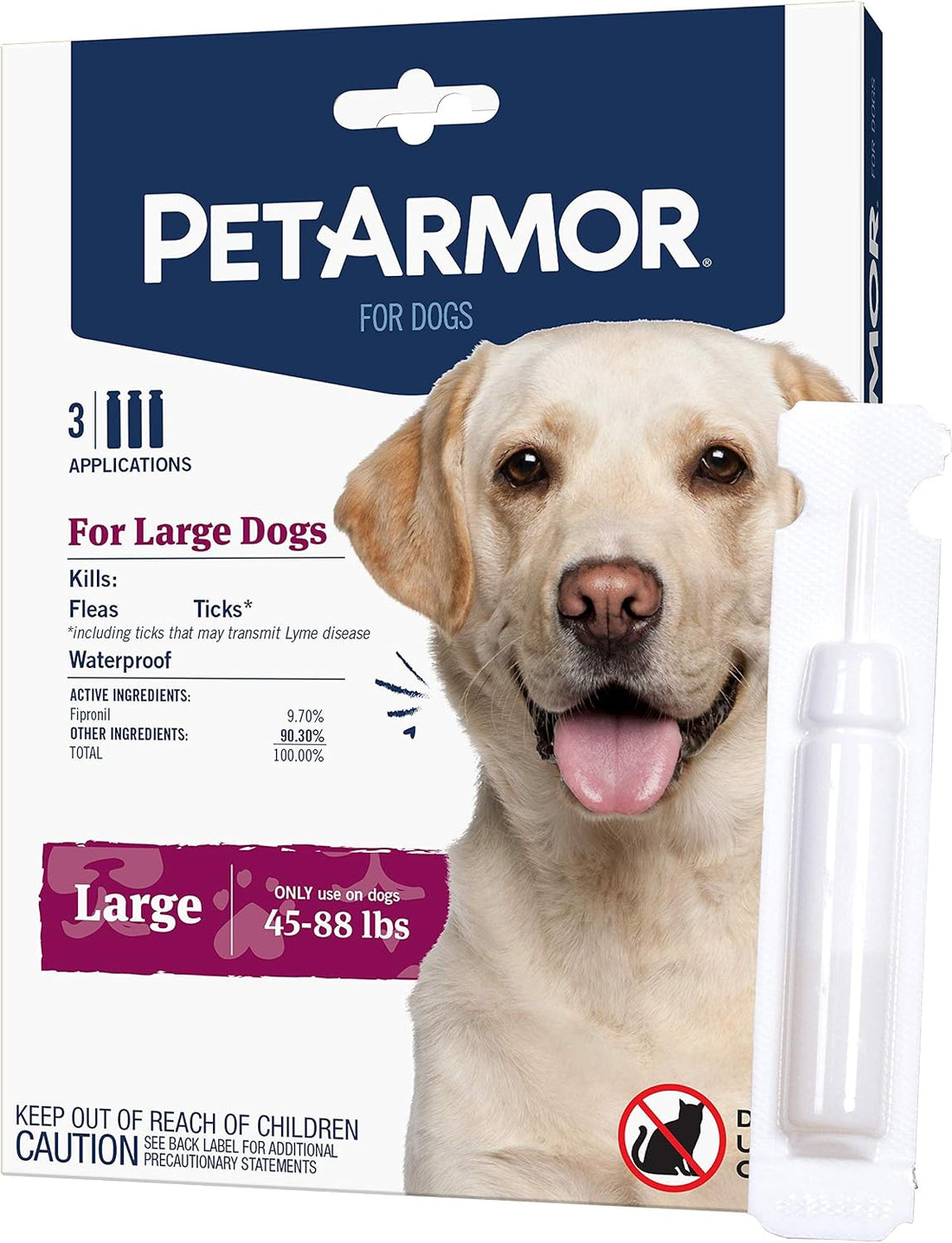 PetArmor for Dogs, Flea and Tick Treatment for Large Dogs