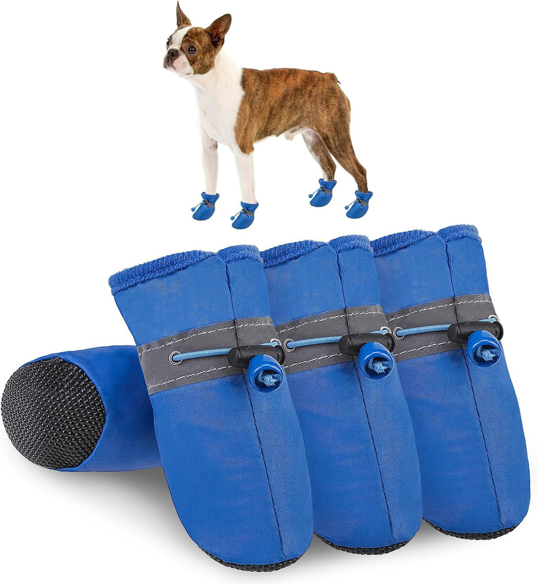 SCENEREAL Dog Shoes for Hot/Cold Pavement