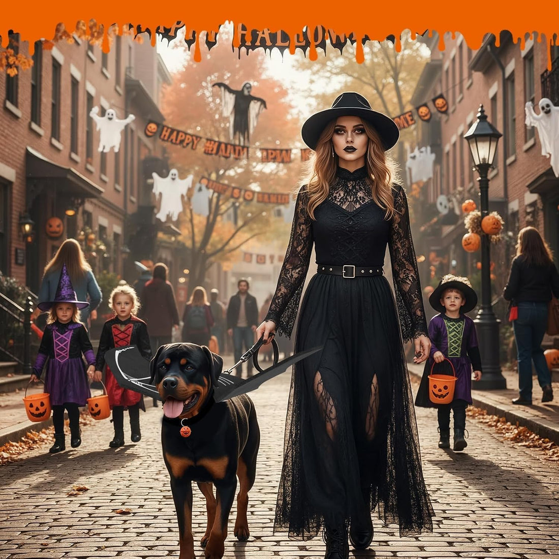 Olanrun Large Dog Halloween Costumes