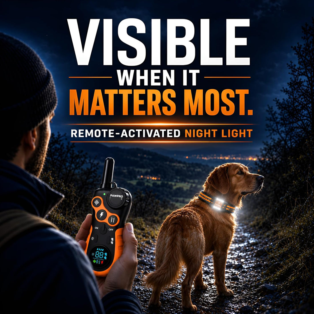 PAWPRO Dog Shock Collar with Remote, US Edition Training Collar