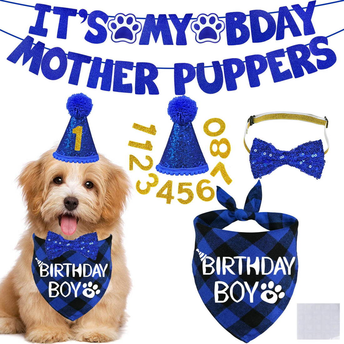 STMK Dog Birthday Decorations