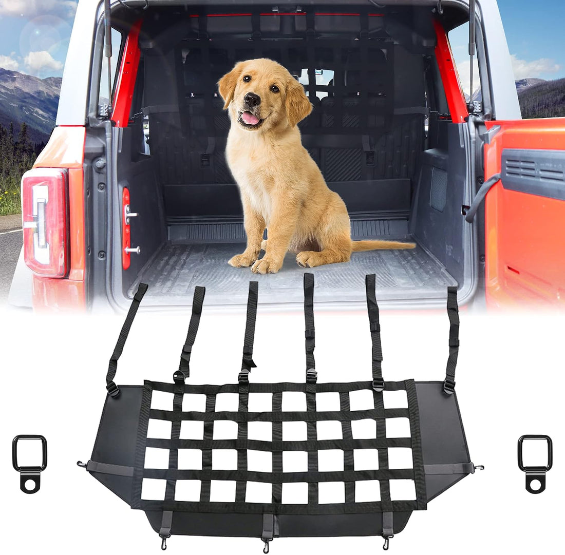 G Dog Barrier,Pet Cargo Net for Ford Bronco Accessories 2021-2026