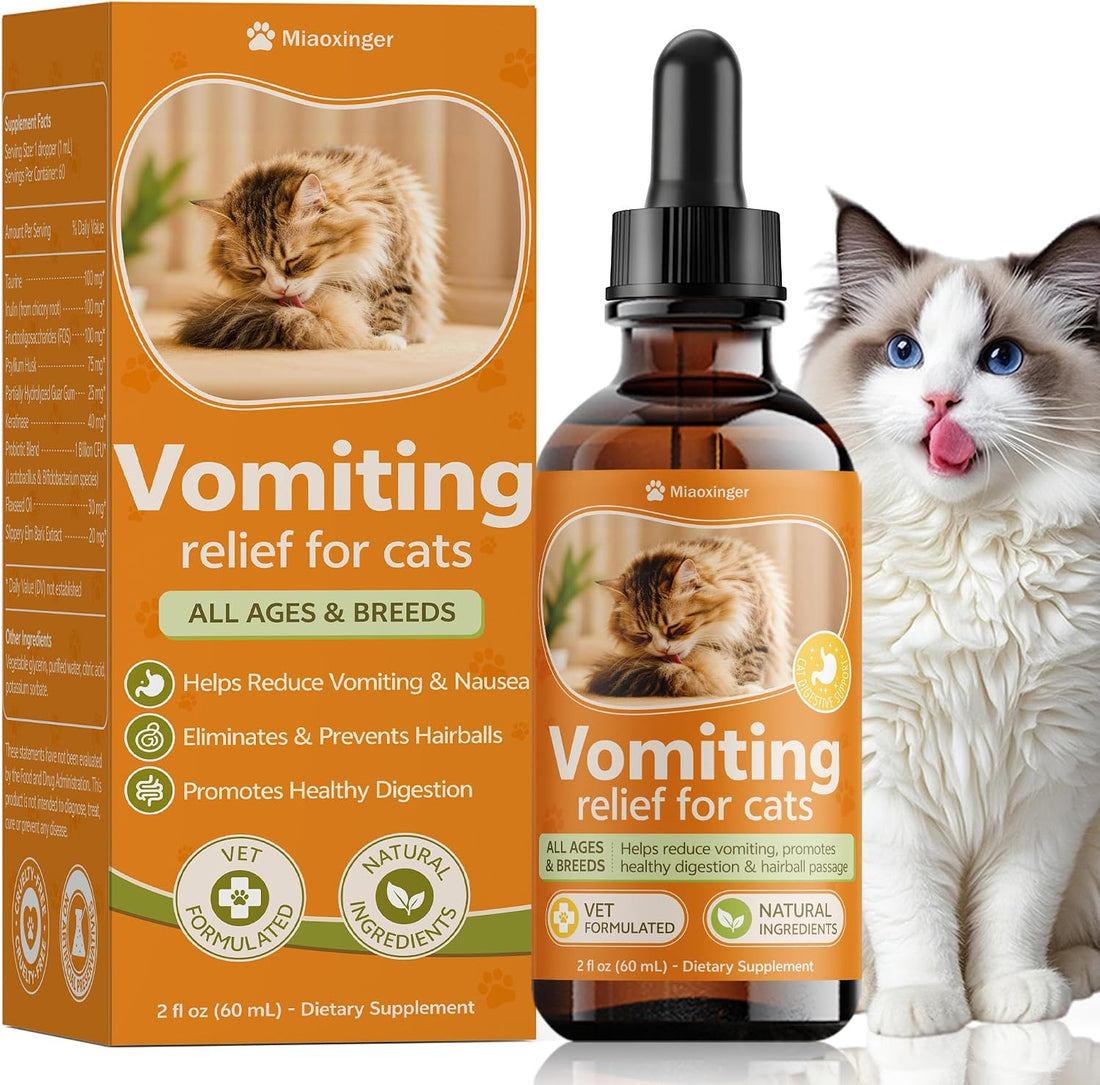 Cat Vomit Remedy, Targeted Treatment for Stomach Upset