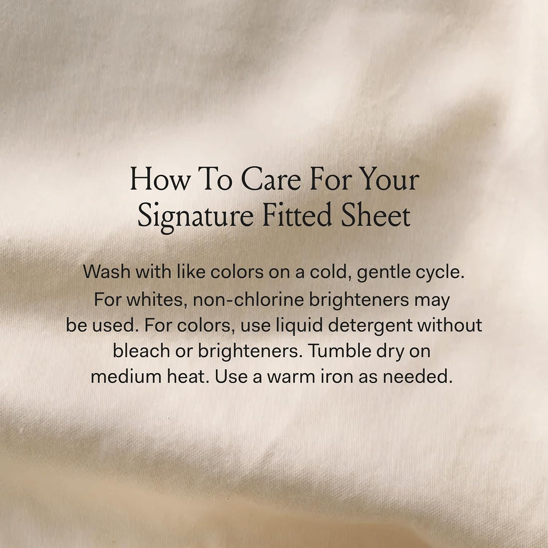 BOLL & BRANCH Signature Hemmed Fitted Sheet