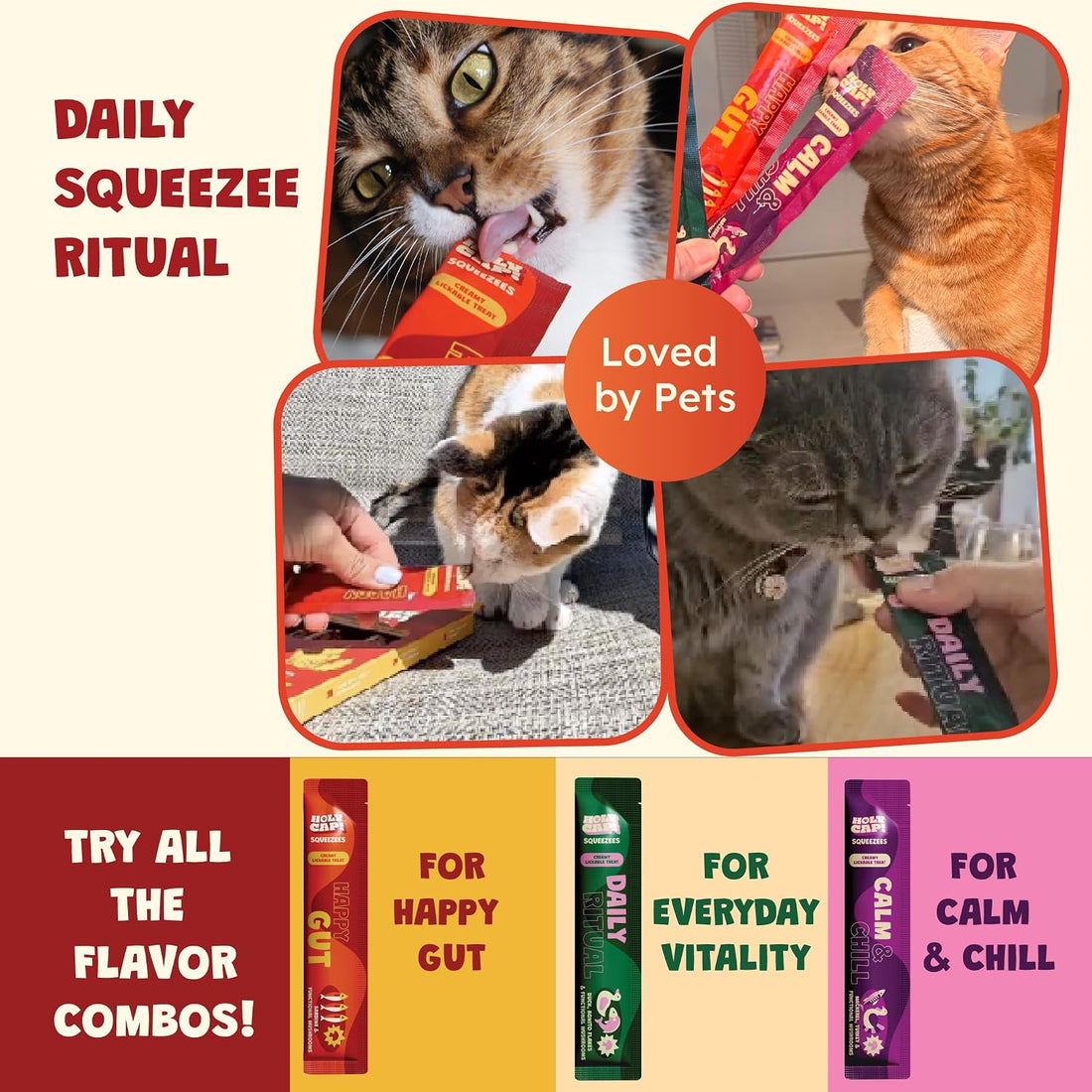 Lickable Cat Treats, Sardine & Pumpkin Purée, 0.5 oz, 5 Pack