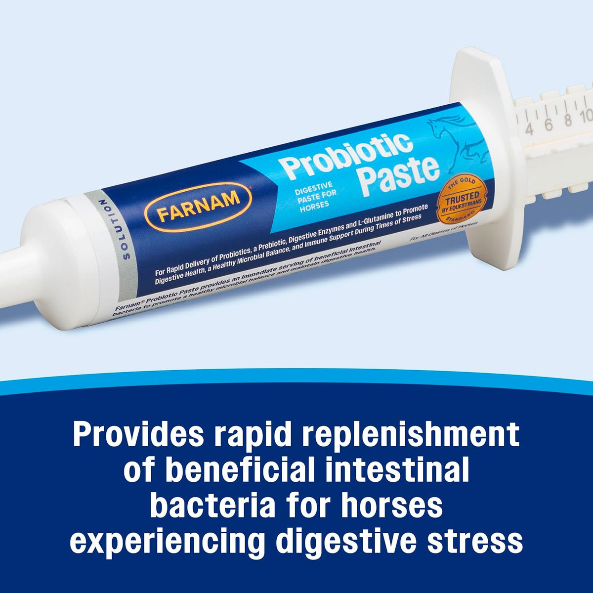 Farnam Probiotic Paste Horses in Syringe Supports Healthy Microbial