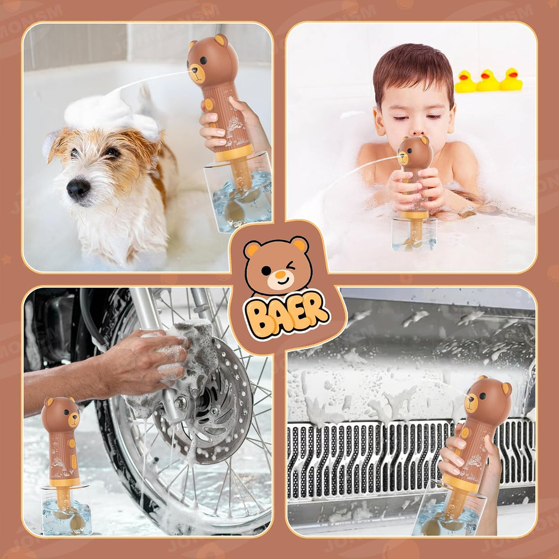 Dog Shampoo Foamer, Electric Dog Soap Dispenser