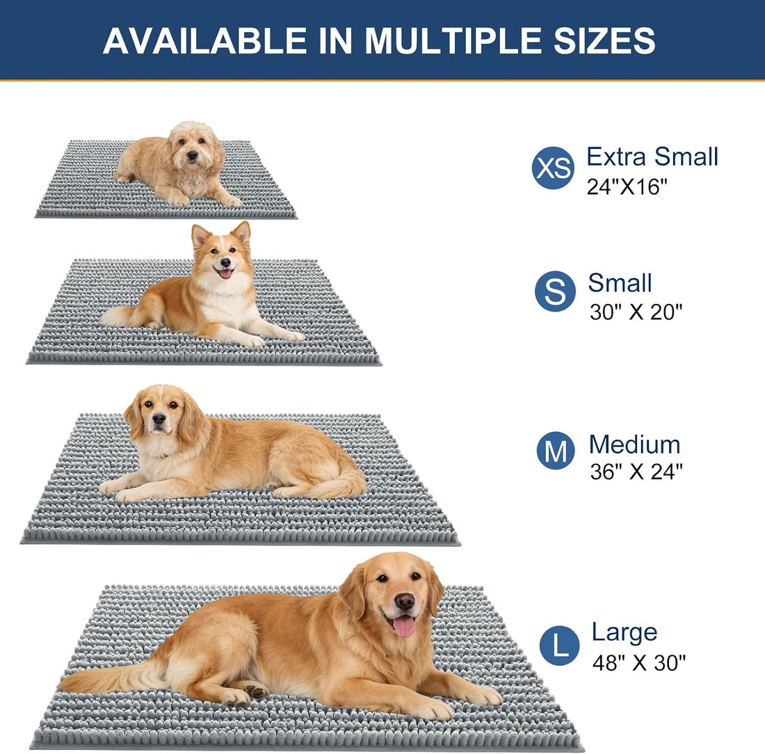 OLANLY Dog Door Mat for Muddy Paws 30x20